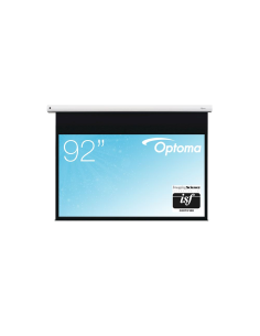 Pantalla eléctrica Optoma DE-9092EGA de 92" en formato 16:9
