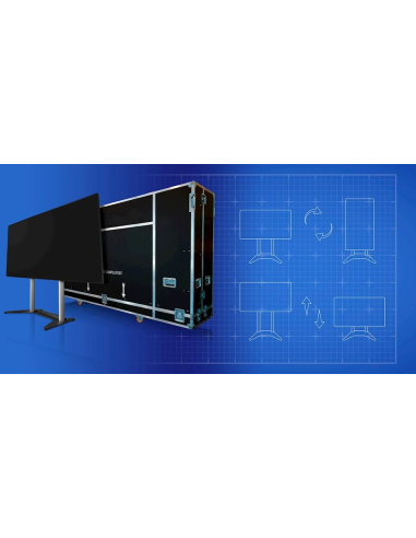 Soporte trolley Optoma ODM02MFS para pantalla Quad 130