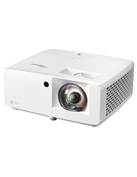 Proyector Optoma UHZ35ST lente corta, láser 4K UHD compacto y ecológico de alto brillo