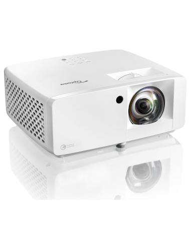 Proyector Optoma UHZ35ST lente corta, láser 4K UHD compacto y ecológico de alto brillo