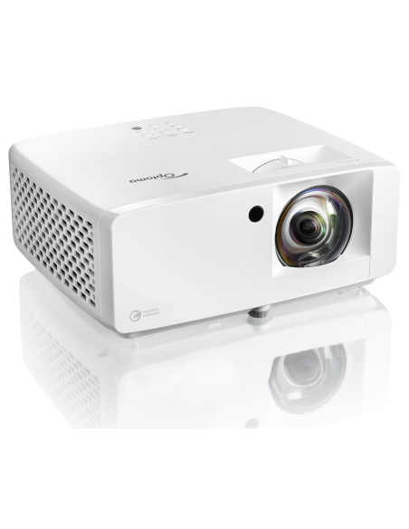 Proyector Optoma UHZ35ST lente corta, láser 4K UHD compacto y ecológico de alto brillo