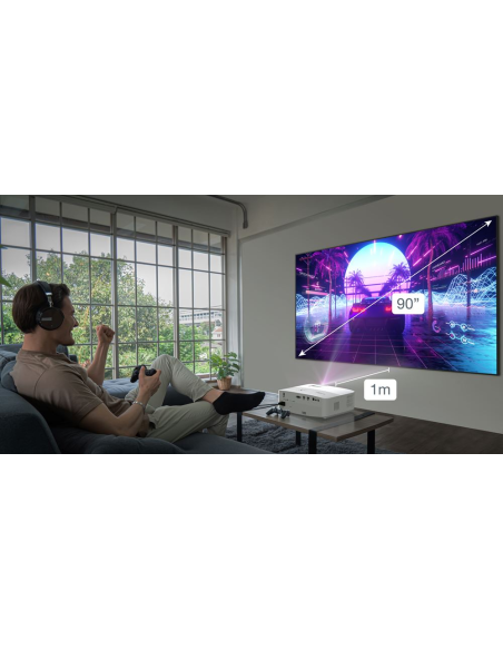 Proyector Optoma UHD35ST Gaming y home entertaiment 4K UHD de corta distancia