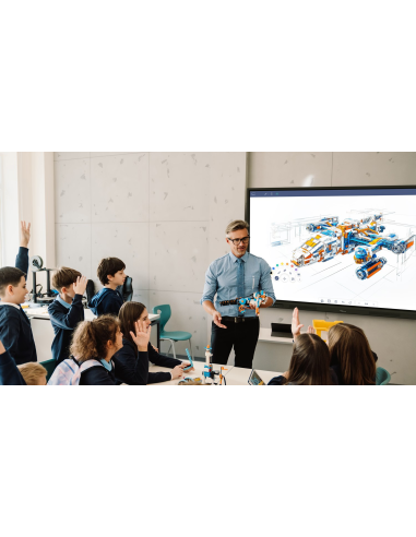 Pantalla plana interactiva Optoma 3653RK Creative Touch Serie 3 de 65 pulgadas 4K