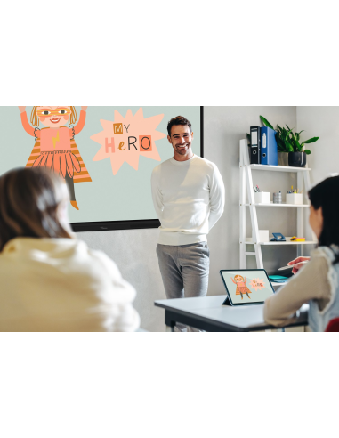 Pantalla plana interactiva Optoma 3653RK Creative Touch Serie 3 de 65 pulgadas 4K