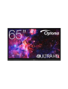 Pantalla plana interactiva Optoma  3753RK Creative Touch Serie 3 de 75 pulgadas 4k