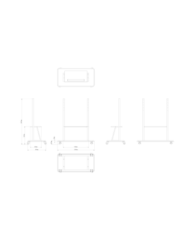 Trolley móvil Optoma ST05 para monitores