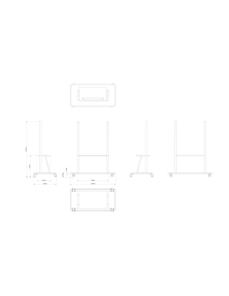 Trolley móvil Optoma ST05 para monitores