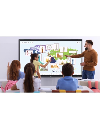 Pantalla plana interactiva Optoma 5653RK  Premium Creative Touch Serie 5 de 65"