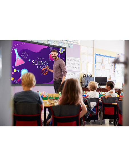 Pantalla plana interactiva Optoma 5753RK  Premium Creative Touch Serie 5 de 75"