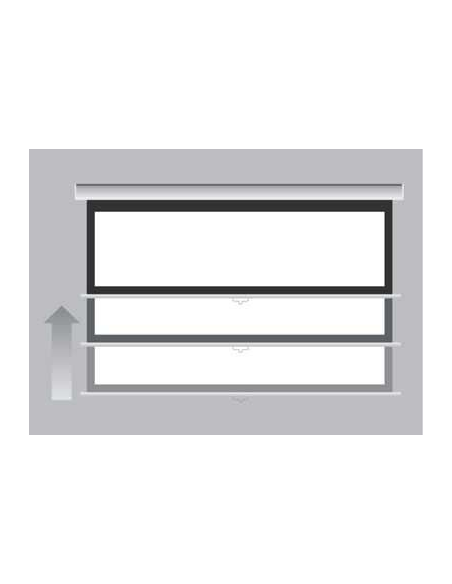 Pantalla de Proyección Universal Optoma DS-9120MGA  Fácil instalación Blanco