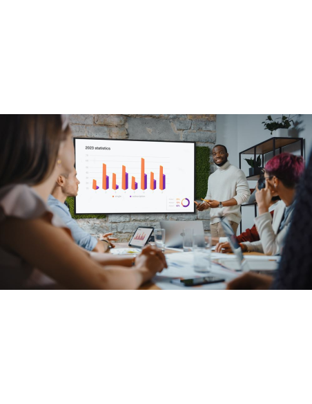 Pantalla profesional Optoma N3551K LCD de la serie Connect de 55¨