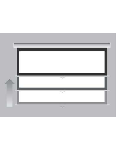 Pantalla de Proyección Universal Optoma DS-9106MGA  Fácil instalación Blanco