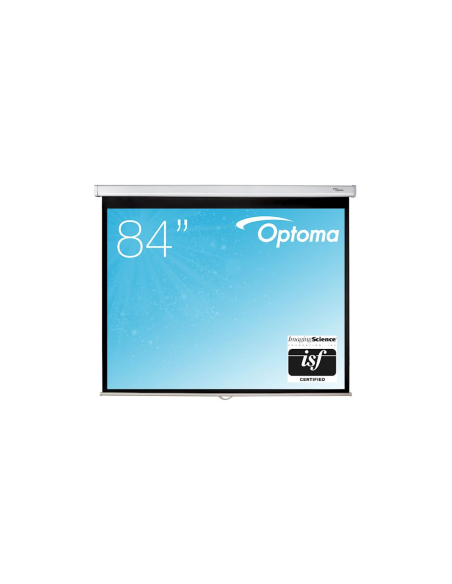 Pantalla de Proyección Universal Optoma DS-9106MGA  Fácil instalación Blanco