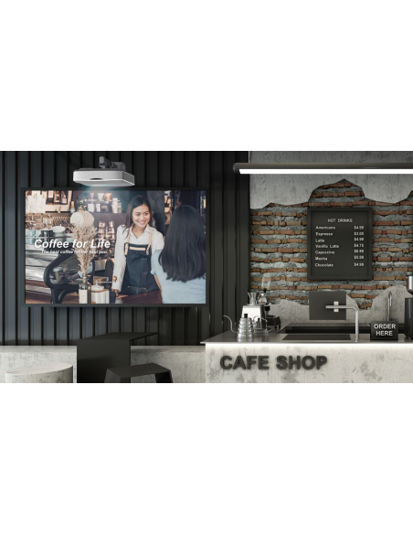 Proyector Optoma ZU500USTe  láser de tiro ultra corto WUXGA de alto brillo